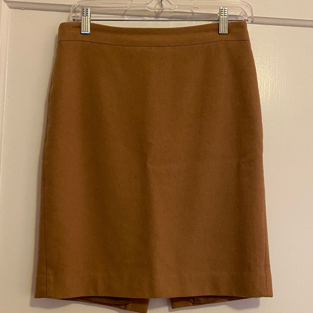 J. Crew The Pencil Skirt in Camel